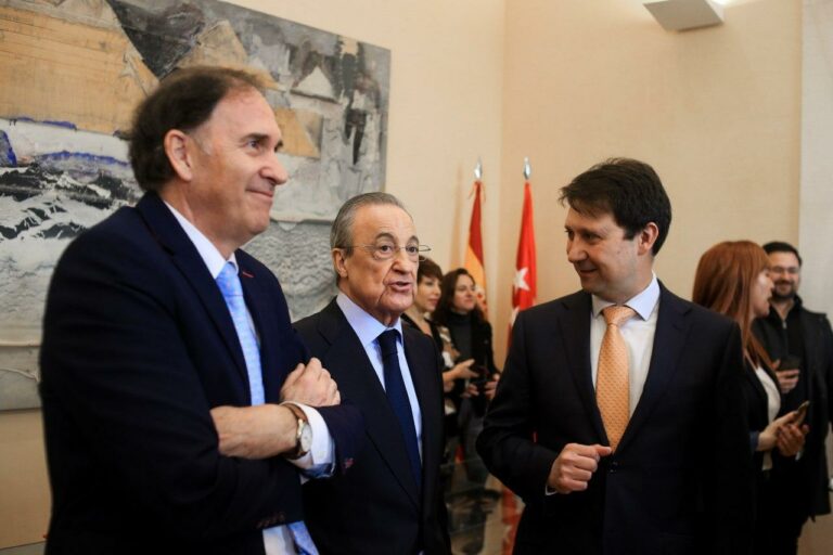 Con Florentino Pérez